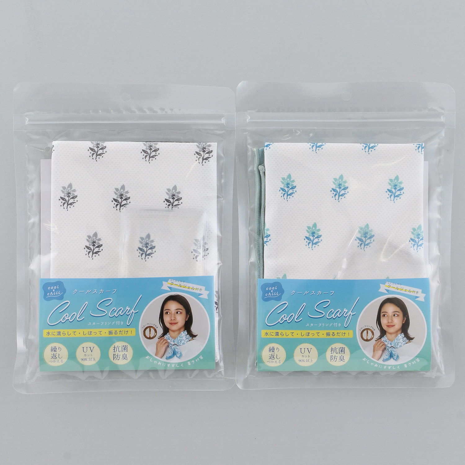 クールジェル付き コモンクールスカーフ - 画像1