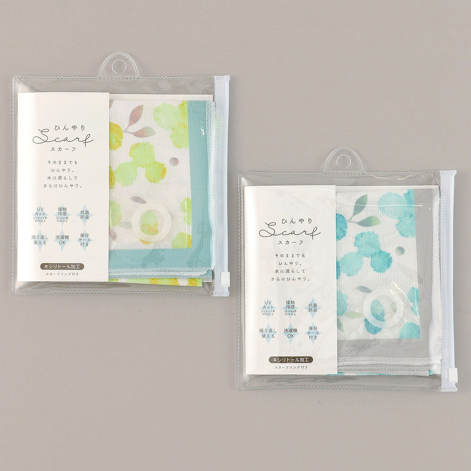 ひんやりスカーフ 実とリーフ - 画像1