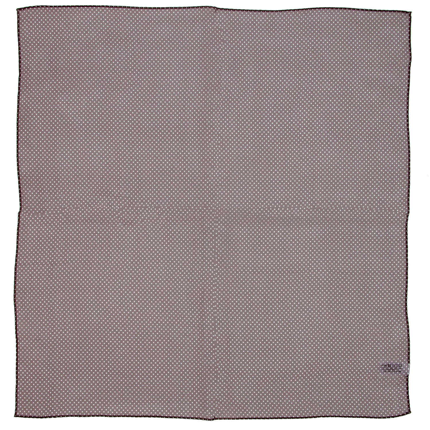 【5／15～価格変更あり】日本製 ピンドットシルクスカーフ 52×52 - 画像2