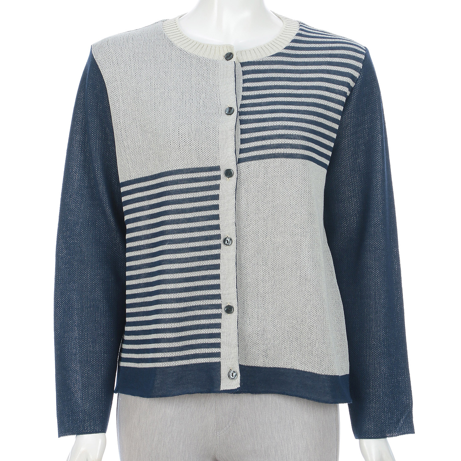 配色丸カーデ - 画像12