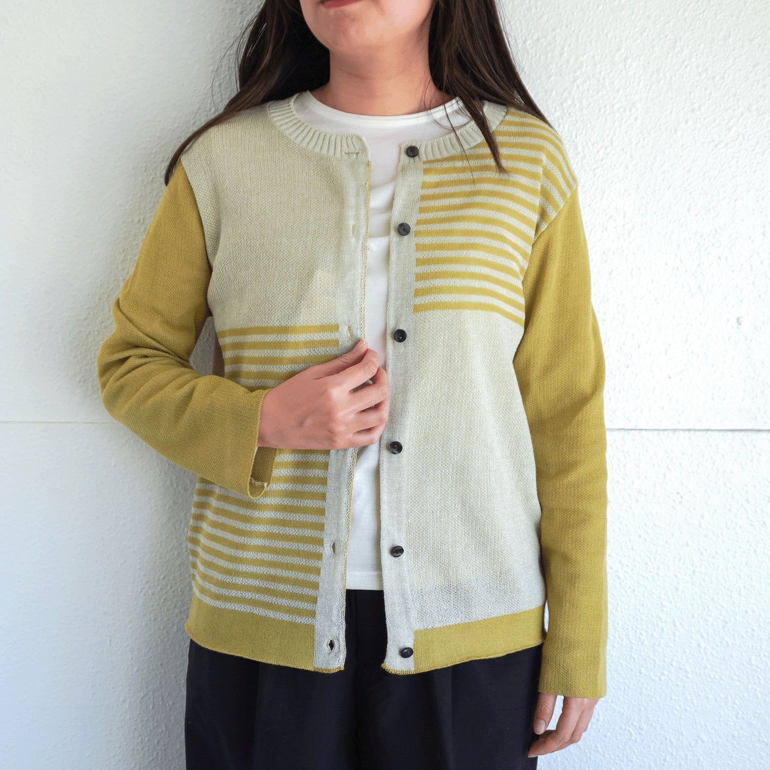 配色丸カーデ - 画像10