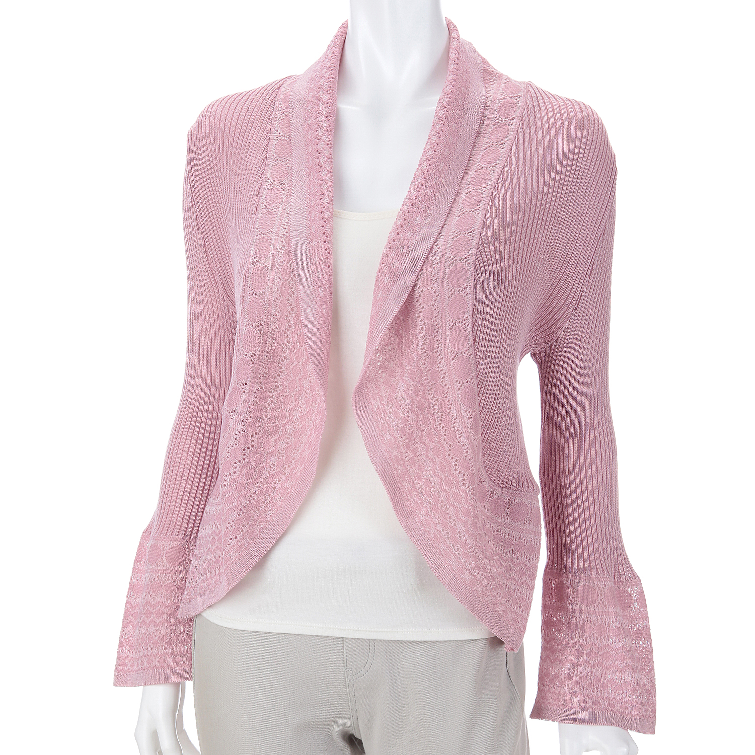 透かし柄ボレロ - 画像4