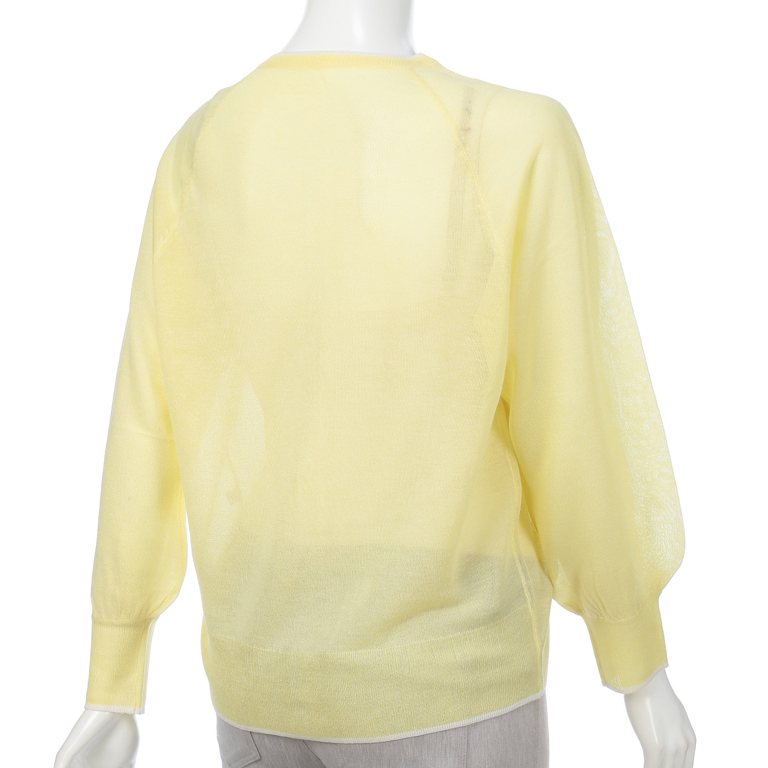 LEVITA配色クルーネックカーディガン - 画像22