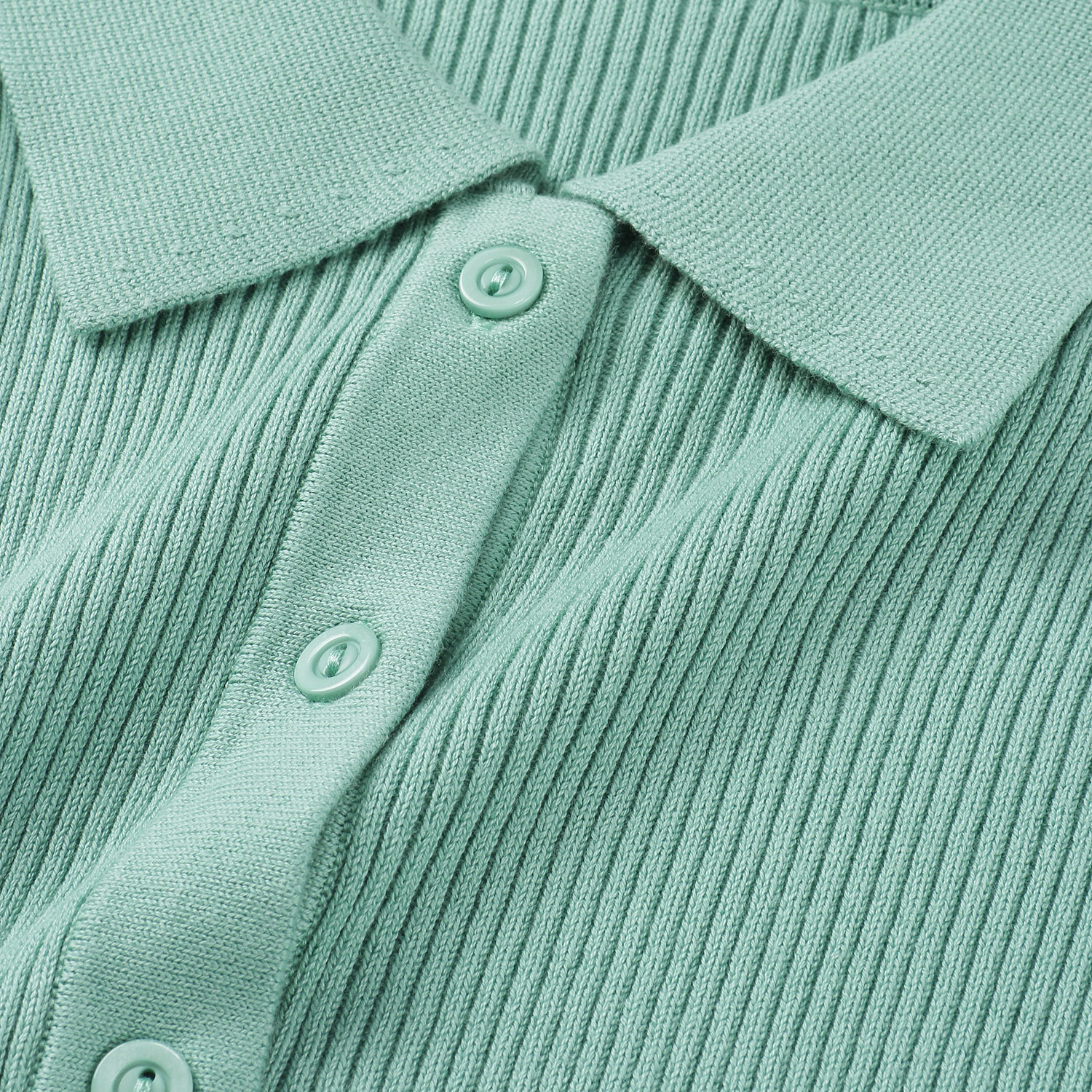 【Insta Live】スビンコットンポロ衿リブ編みカーディガン - 画像15