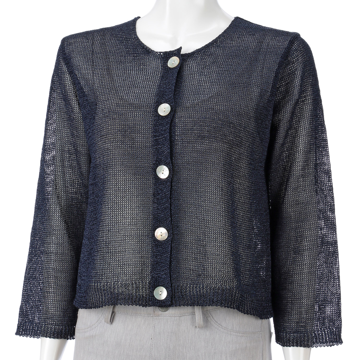 抄繊糸ショート丈カーディガン - 画像20