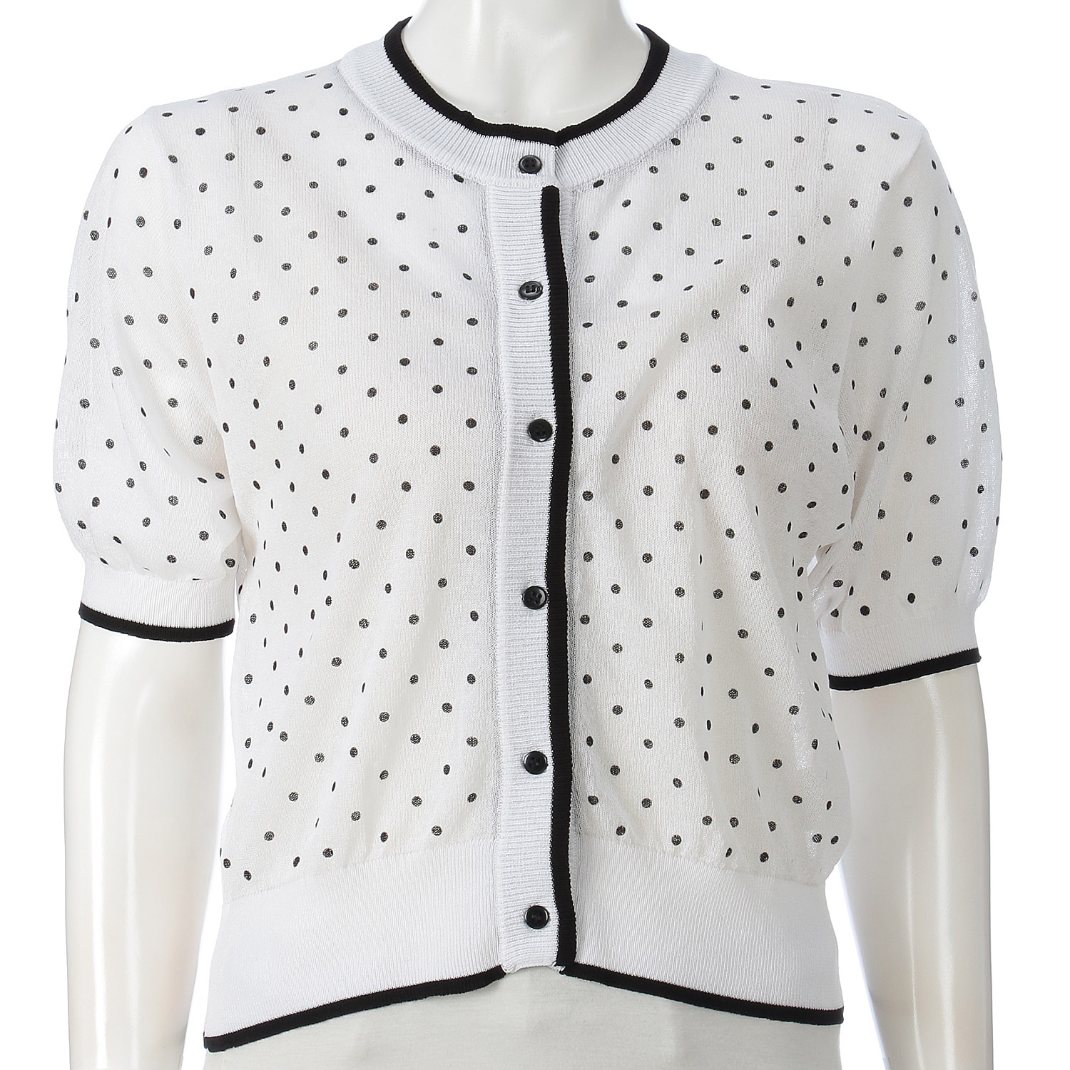 【my life】半袖ドットカーディガン - 画像3