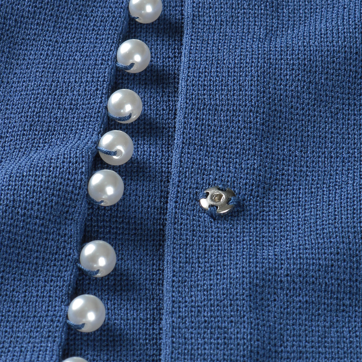 パール釦使いカーディガン - 画像7