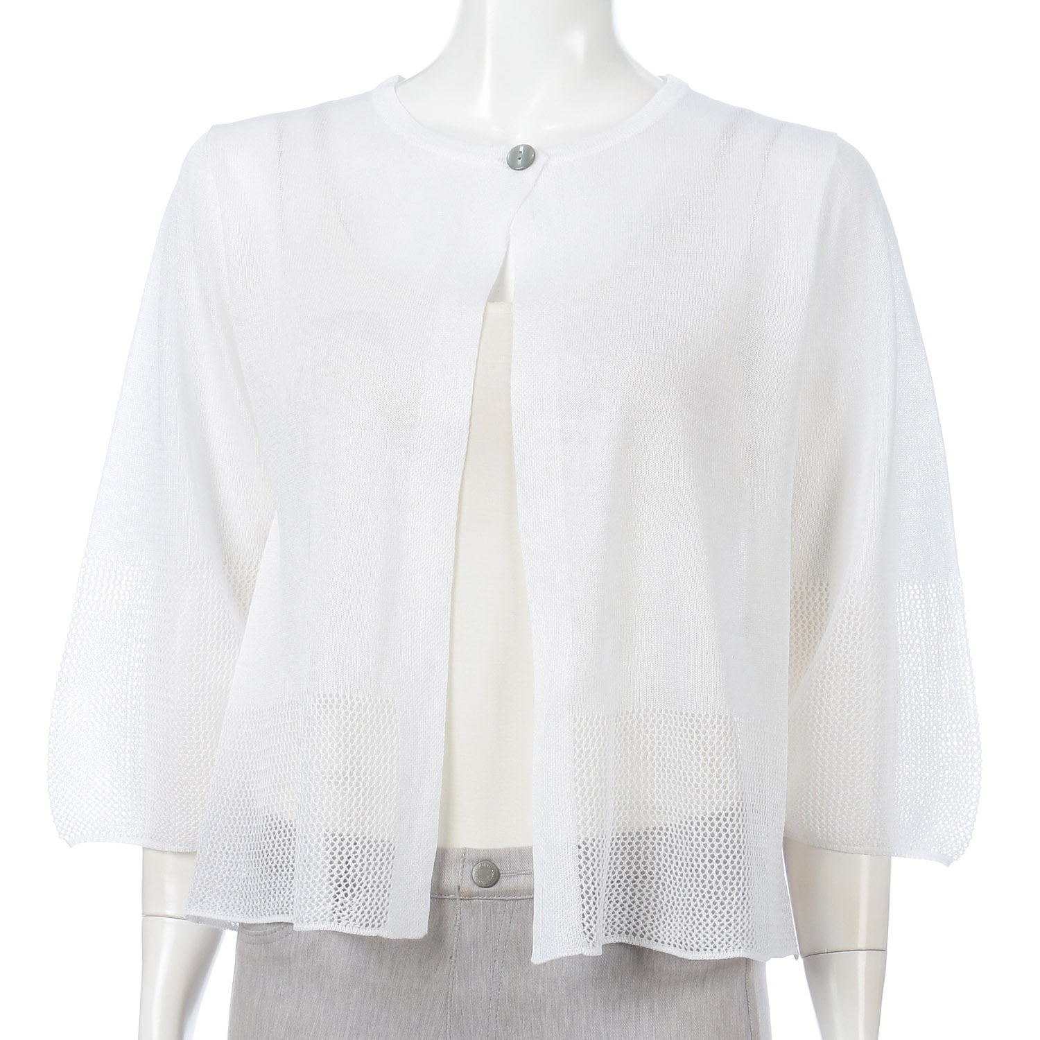 レビータ1つ釦カーディガン - 画像2