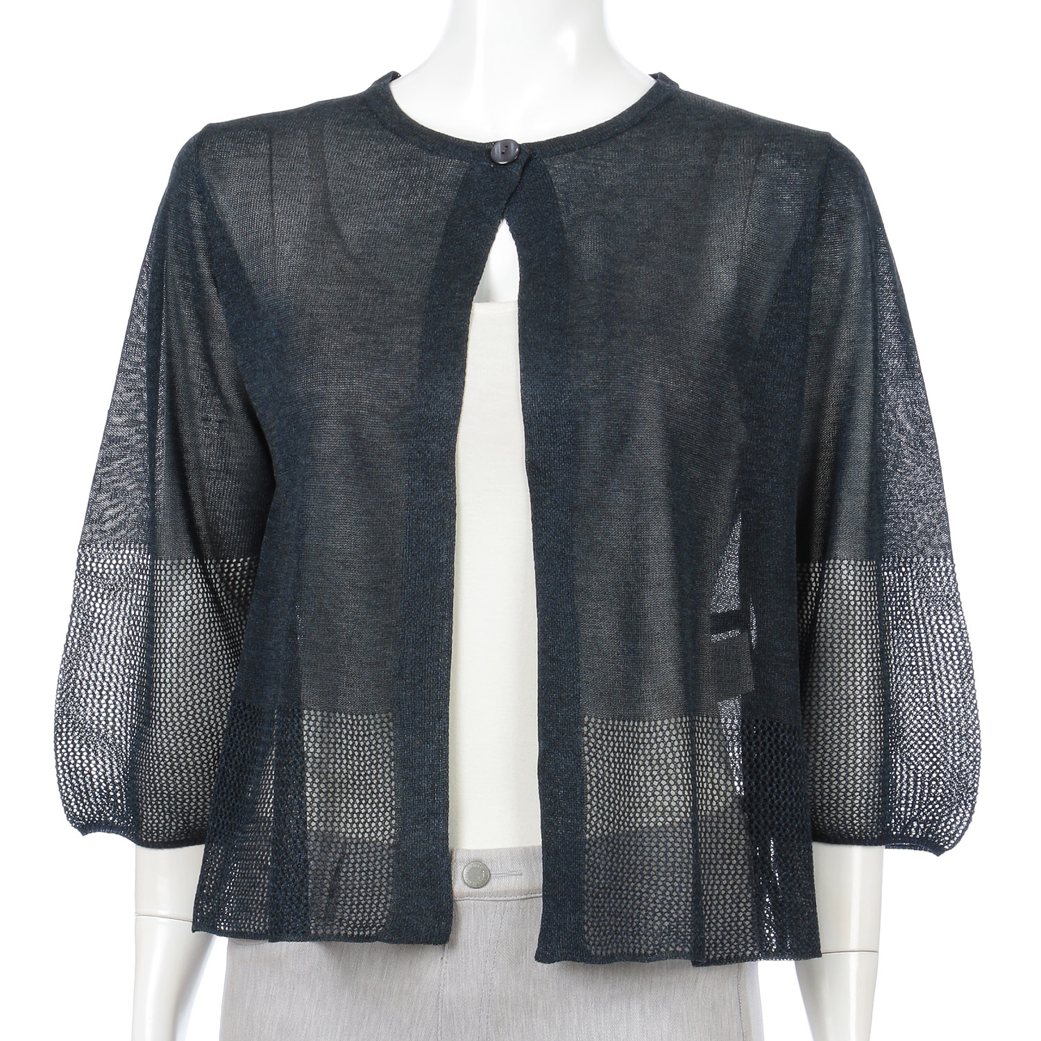 レビータ1つ釦カーディガン - 画像8