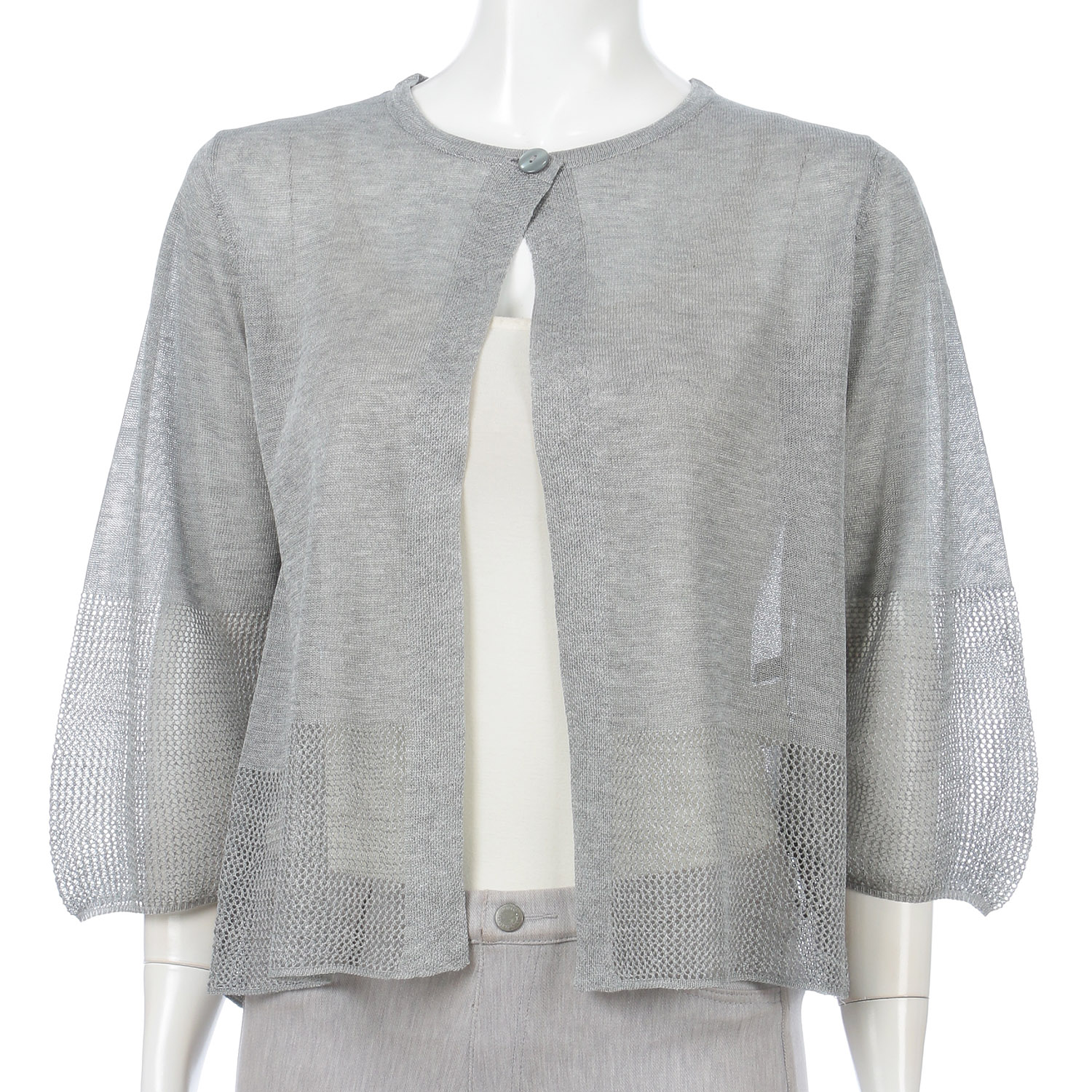 レビータ1つ釦カーディガン - 画像1