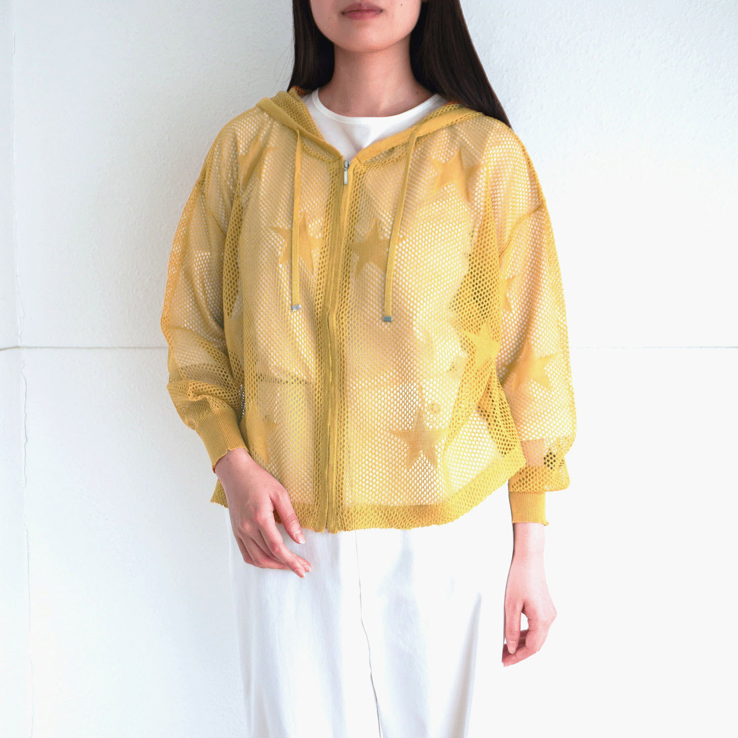 星柄メッシュフーディ - 画像7