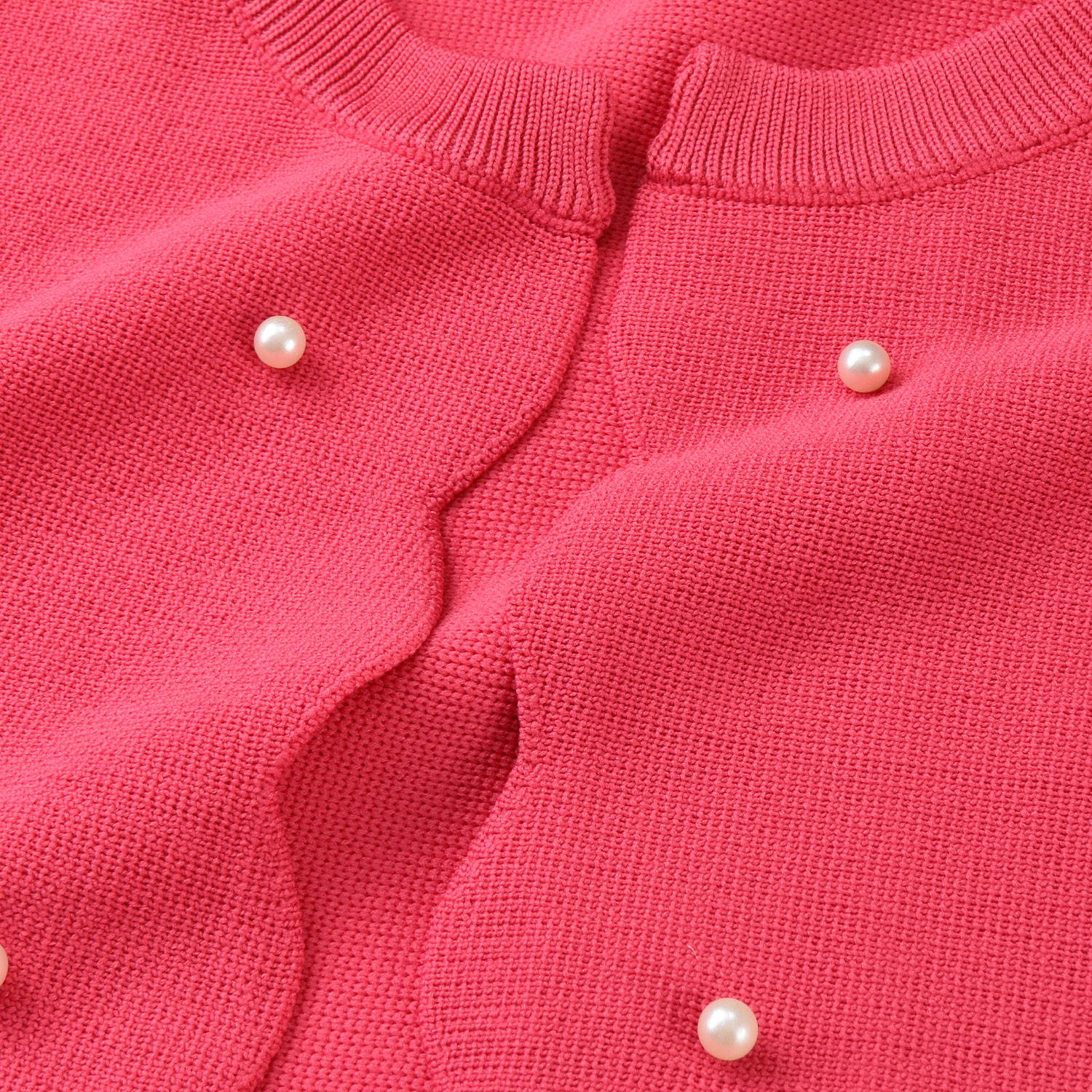 スカラップデザインカーディガン - 画像7