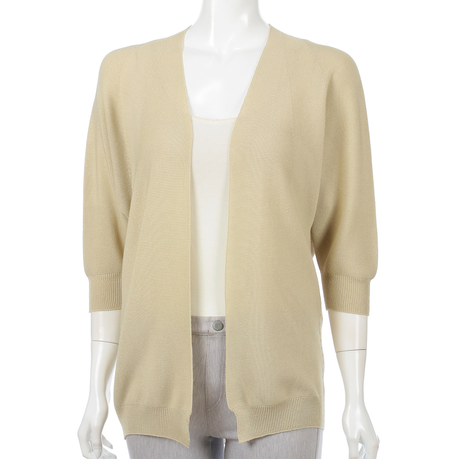 12ゲージ綿ポリカーディガン - 画像3