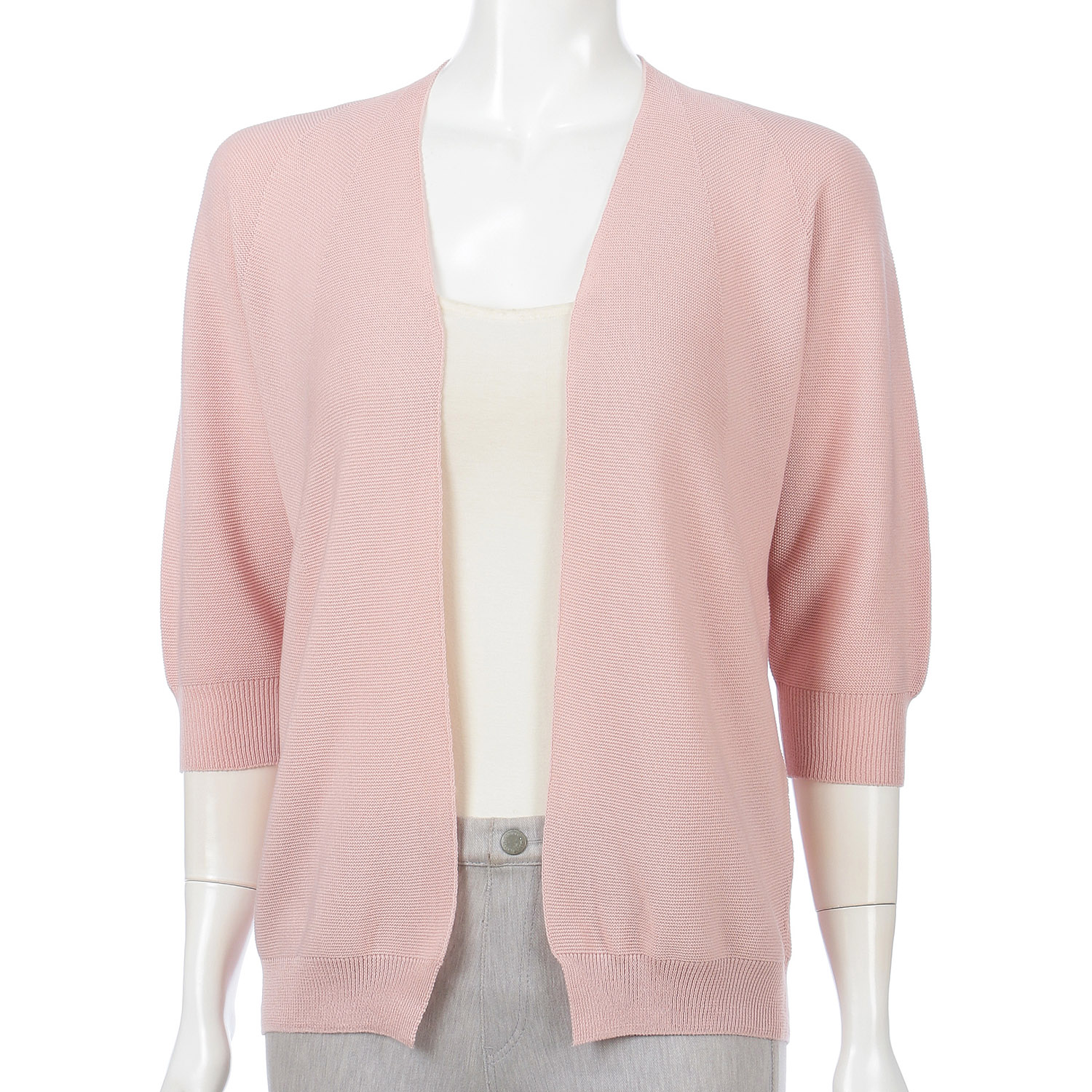 12ゲージ綿ポリカーディガン - 画像1