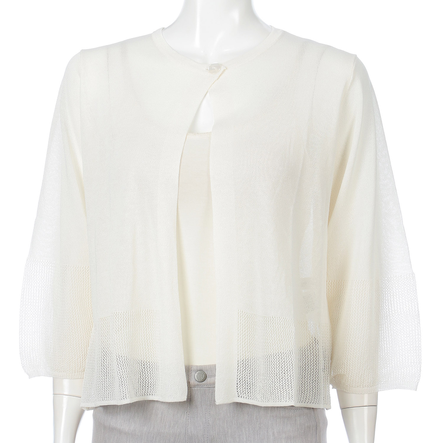 R／N透かし編みカーディガン - 画像2