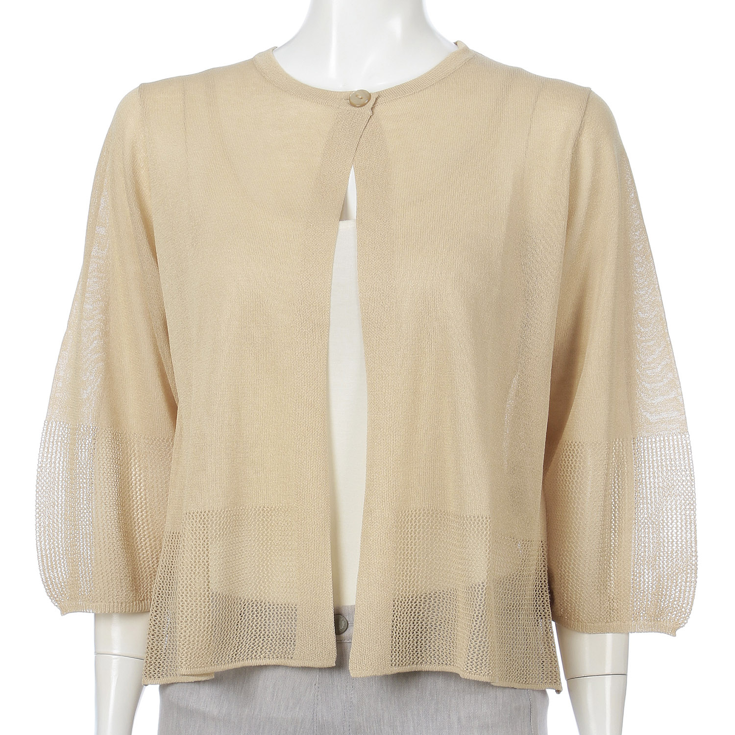 R／N透かし編みカーディガン - 画像5