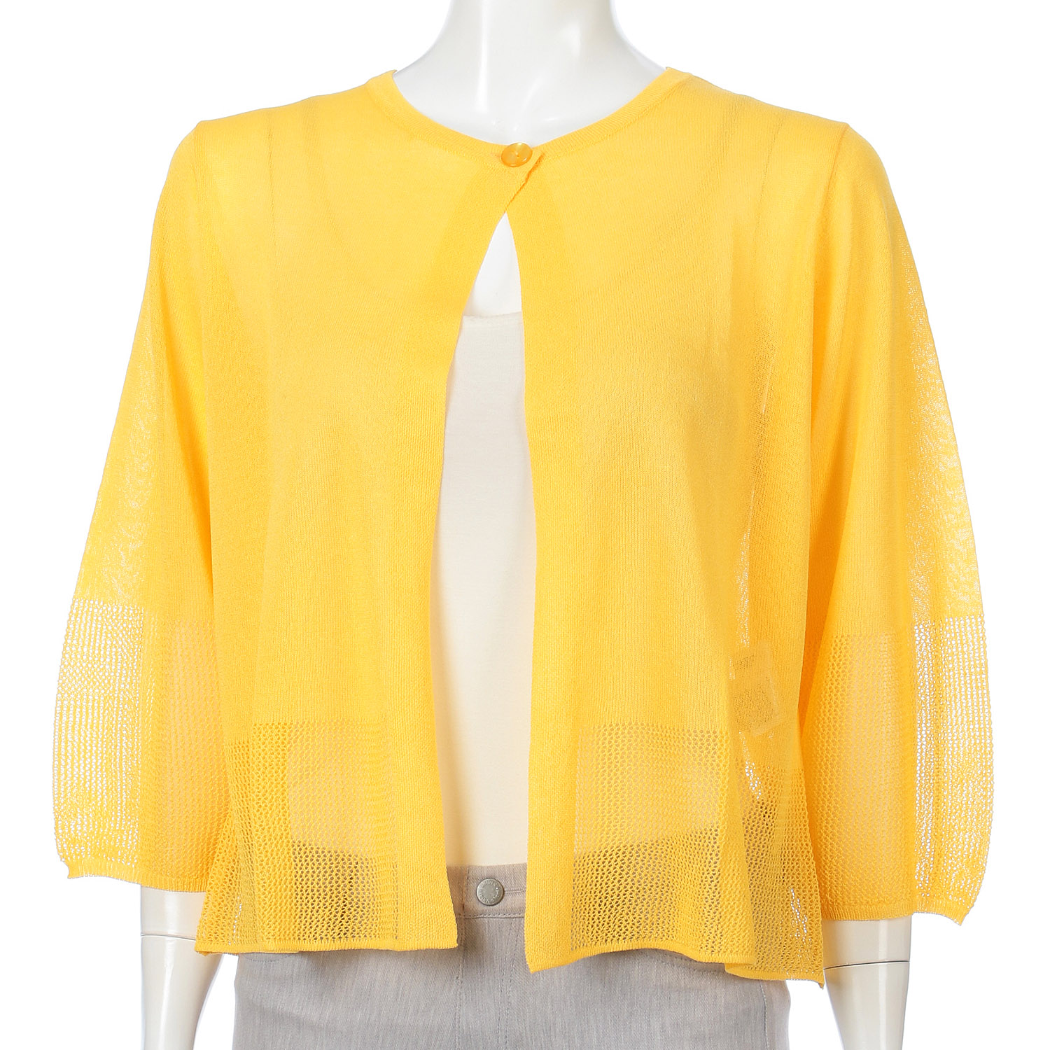 R／N透かし編みカーディガン - 画像6