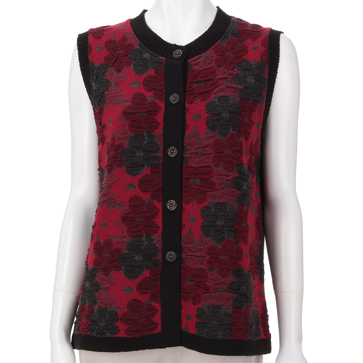 【Insta Live】花柄ジャガードベスト - 画像15