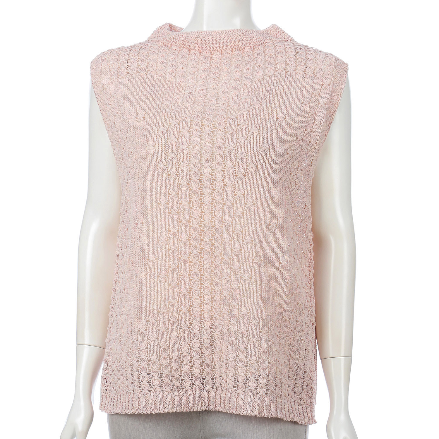 和紙ラーベン柄プルオーバーベスト - 画像1