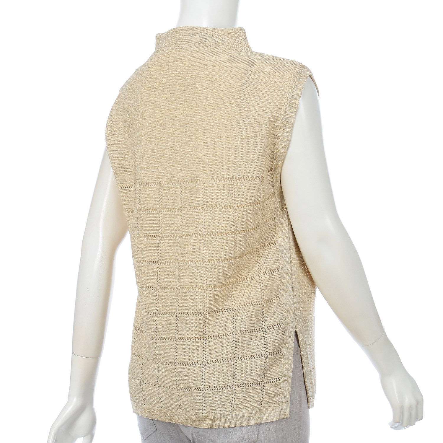 ラメ入りプルオーバーベスト - 画像4