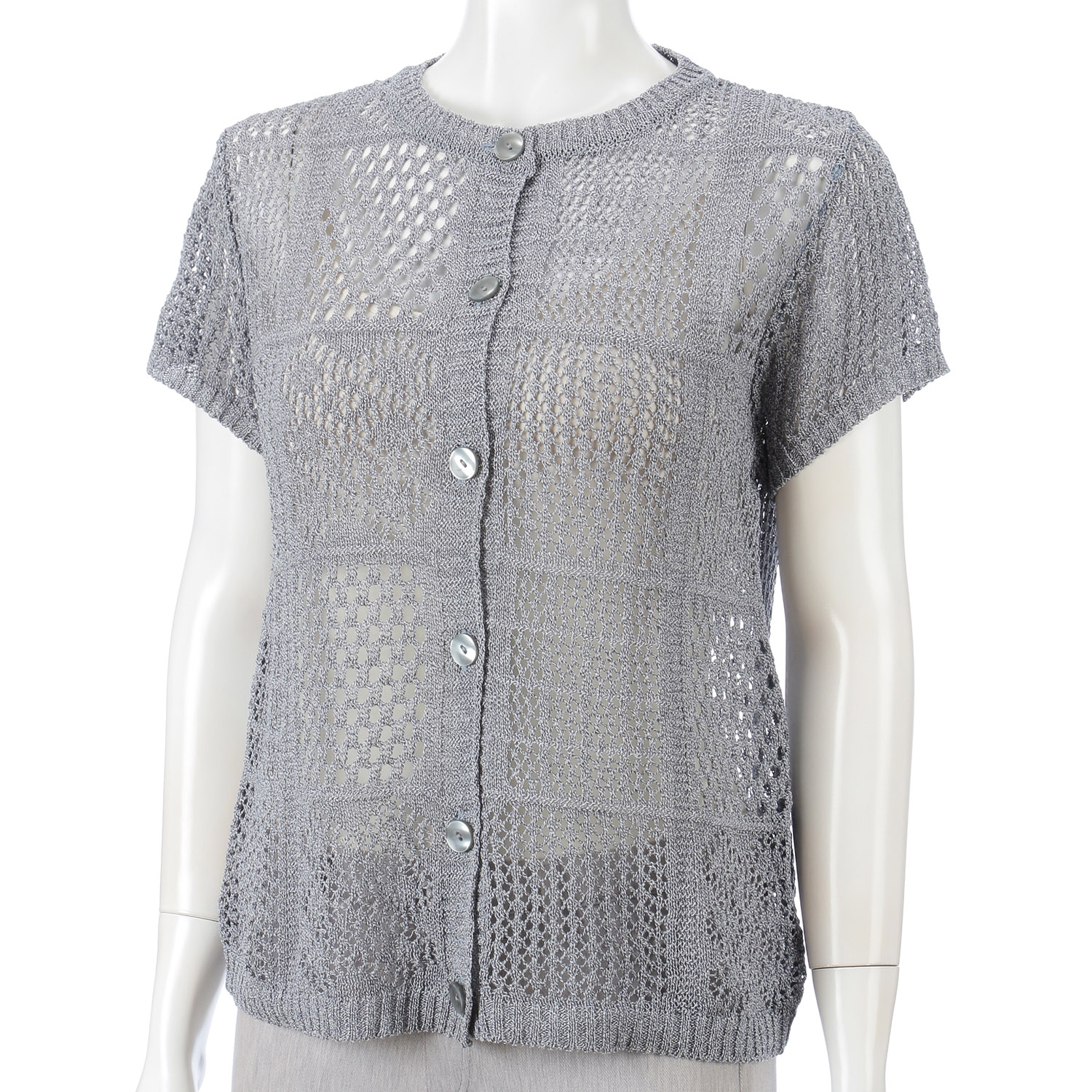 透かし前開きベスト - 画像7