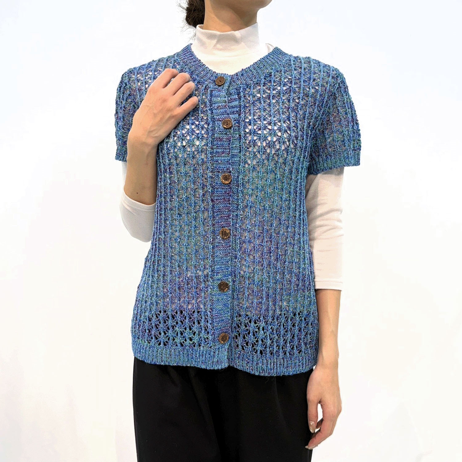 透かしキャップベスト - 画像1