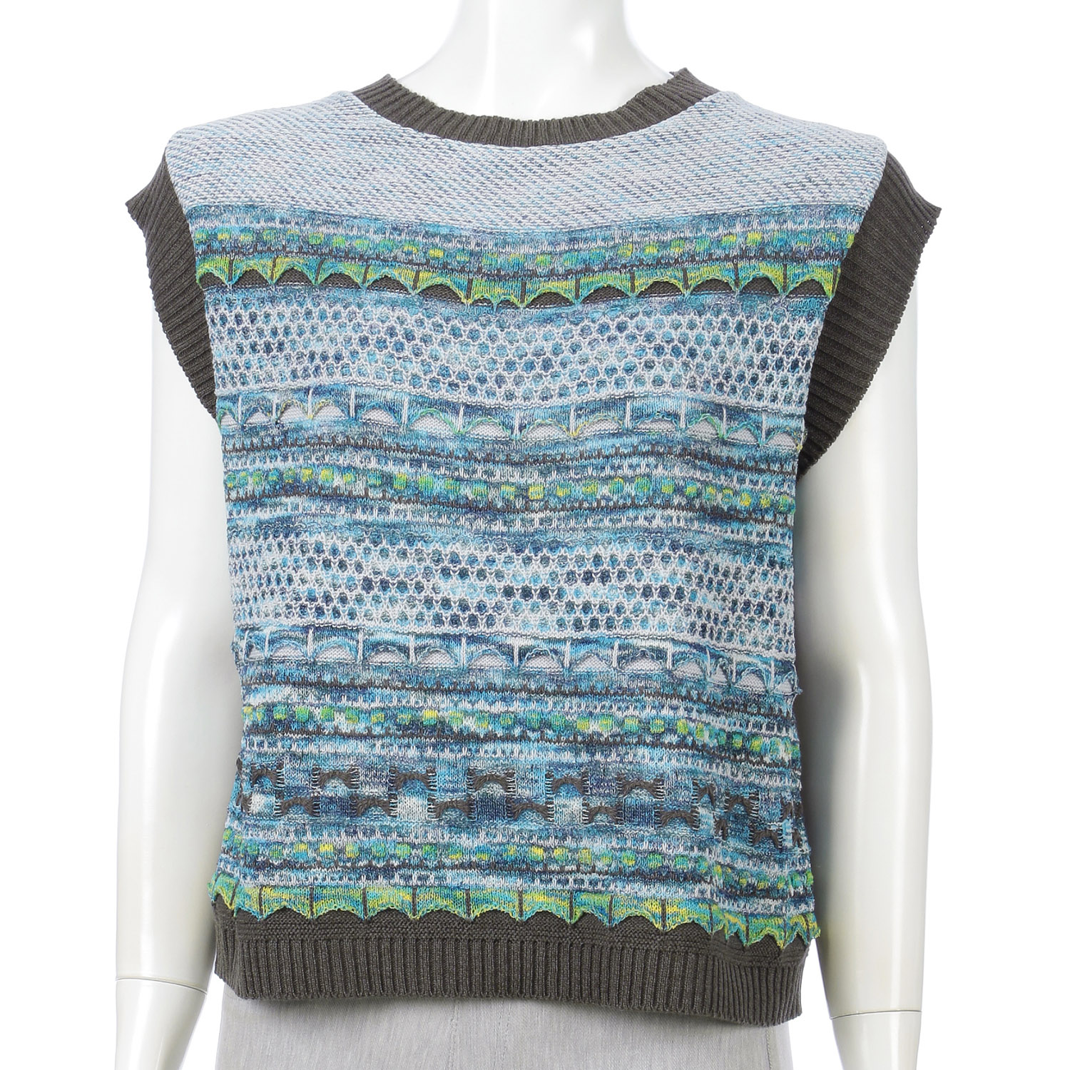 絣ベスト - 画像1