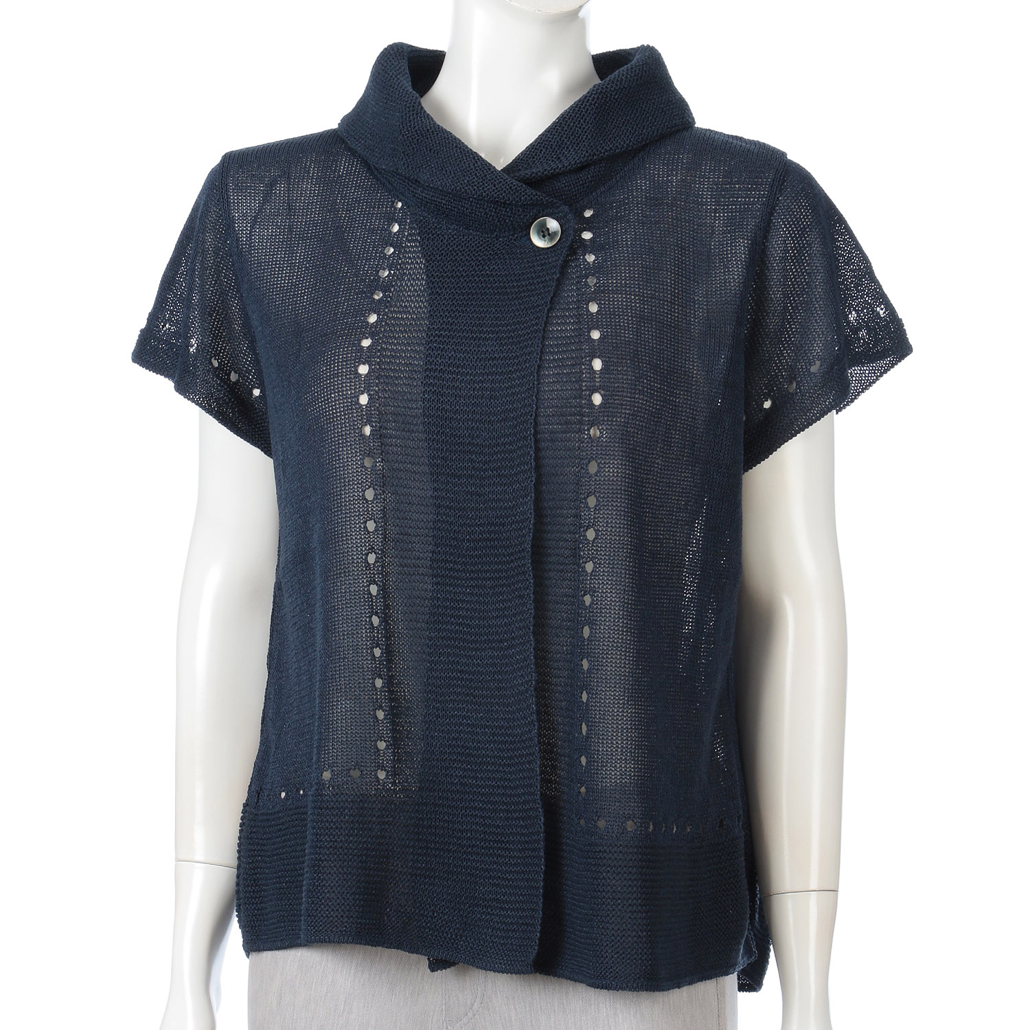 和紙ポリへちま衿キャップベスト - 画像6