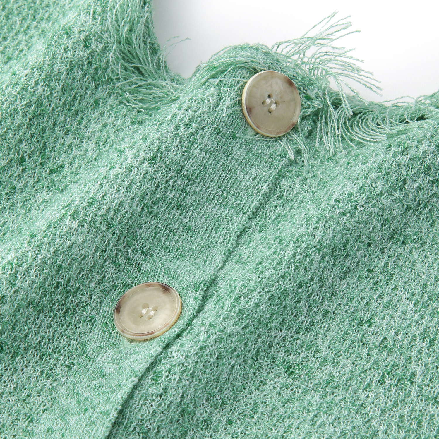 ツイード調フリンジベスト - 画像7