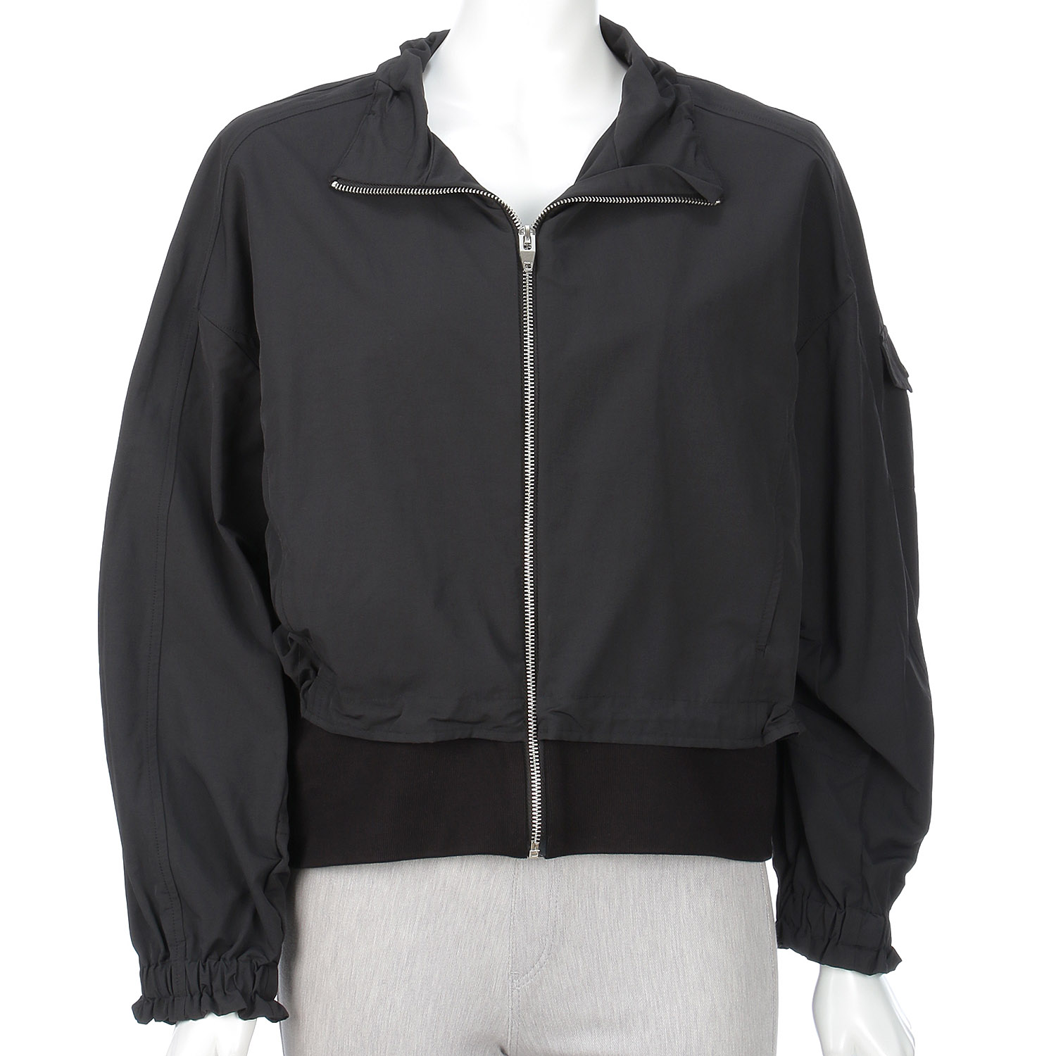 【＋me】リブ切替ショートジャケット - 画像7