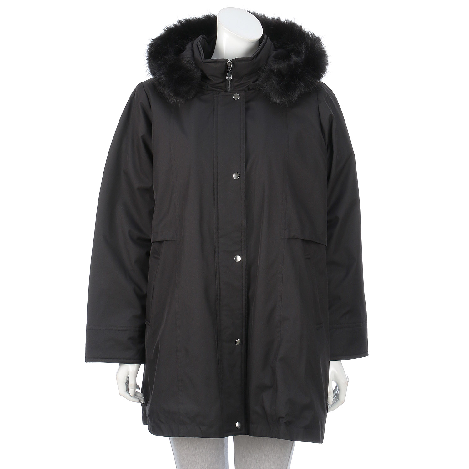 ファー付き裏ボアコート - 画像2