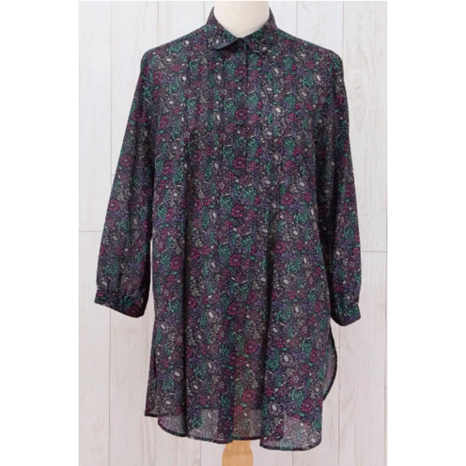 【ETONET限定】シルクロード 前ピンタックシャツチュニック ソグド - 画像3