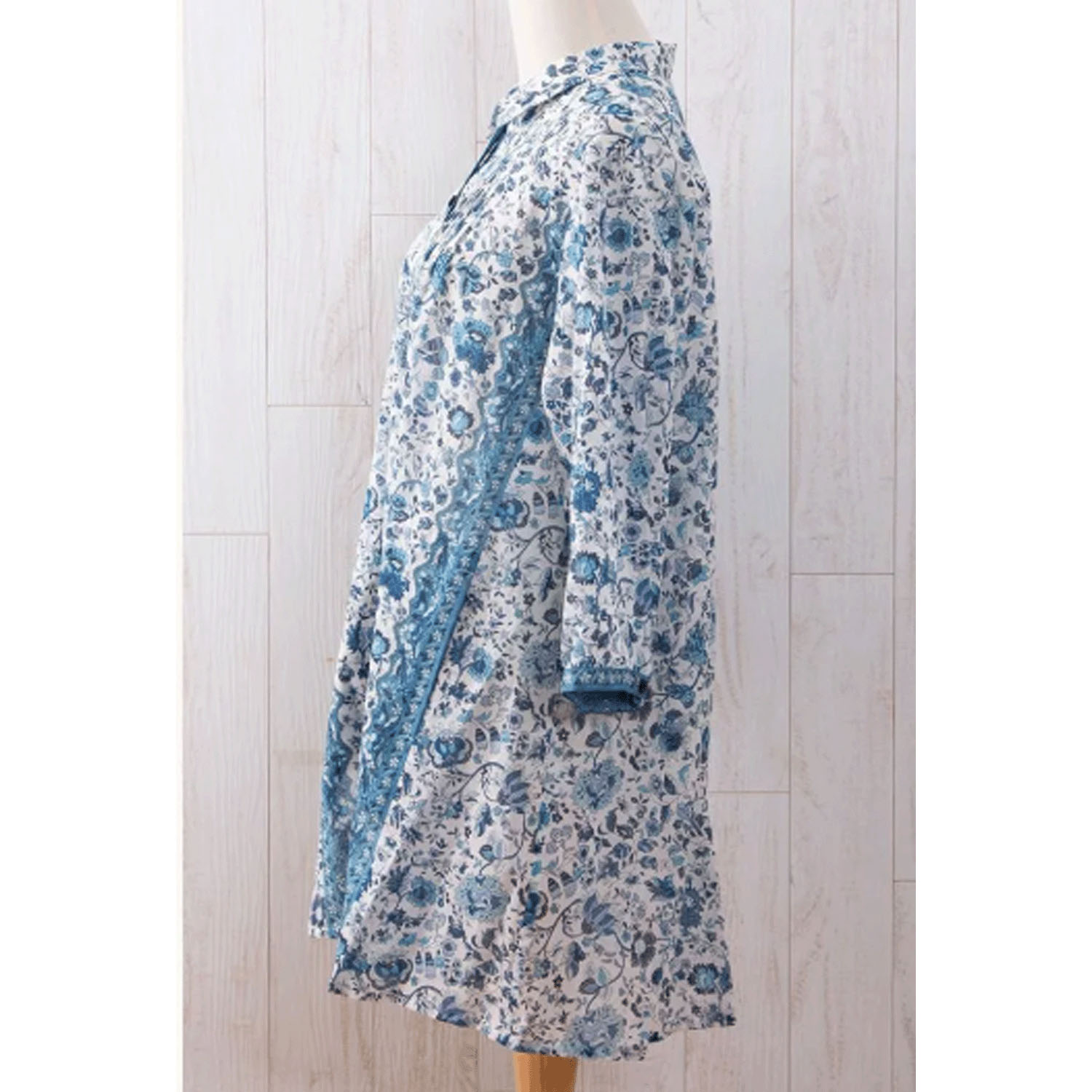 【ETONET限定】シルクロード 前身頃ピンタックポケット付チュニック ヴァタビア - 画像12