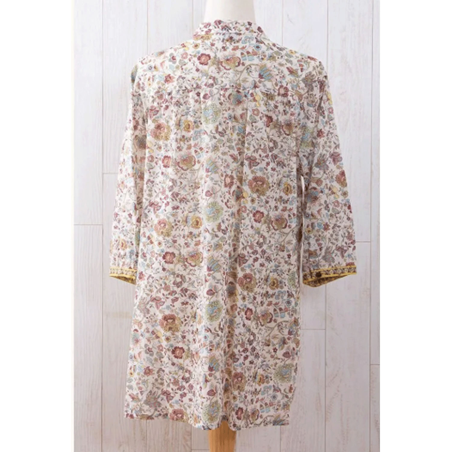 【ETONET限定】シルクロード 前身頃ピンタックポケット付チュニック ヴァタビア - 画像6