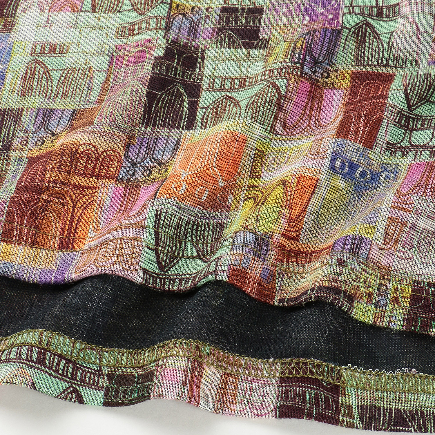 LAPIS ROUGE 古城柄プルオーバー - 画像3