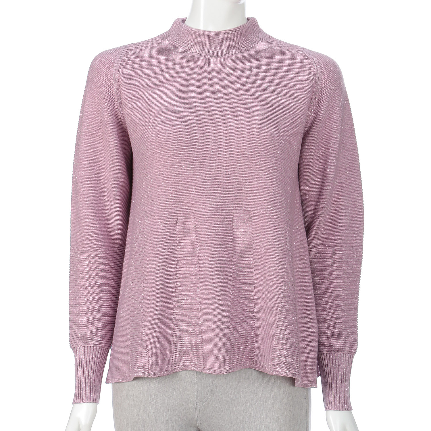 LAPIS ROUGE 編地ミックスラメ混セーター - 画像1