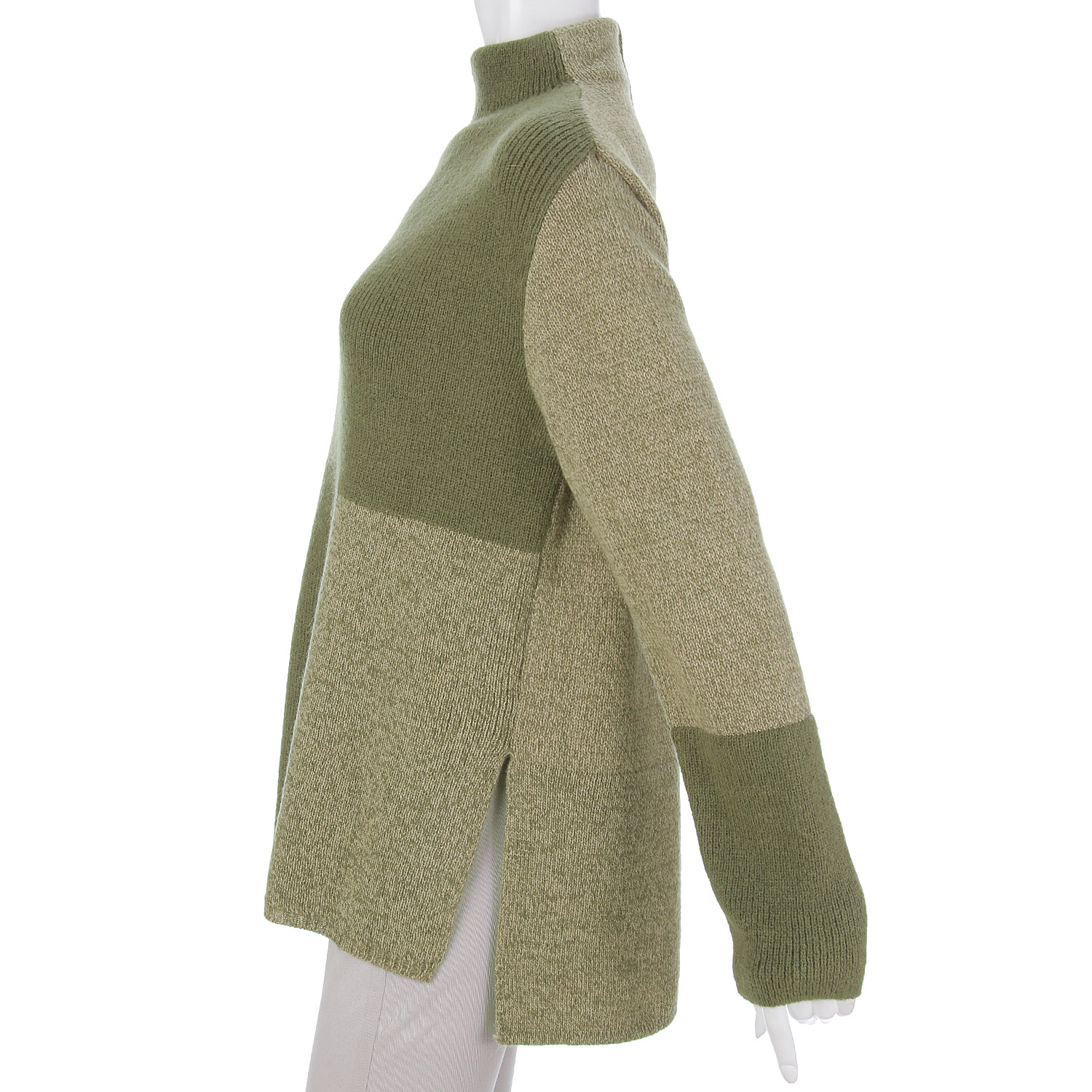 LAPIS ROUGE アルパカ混配色セーター - 画像5