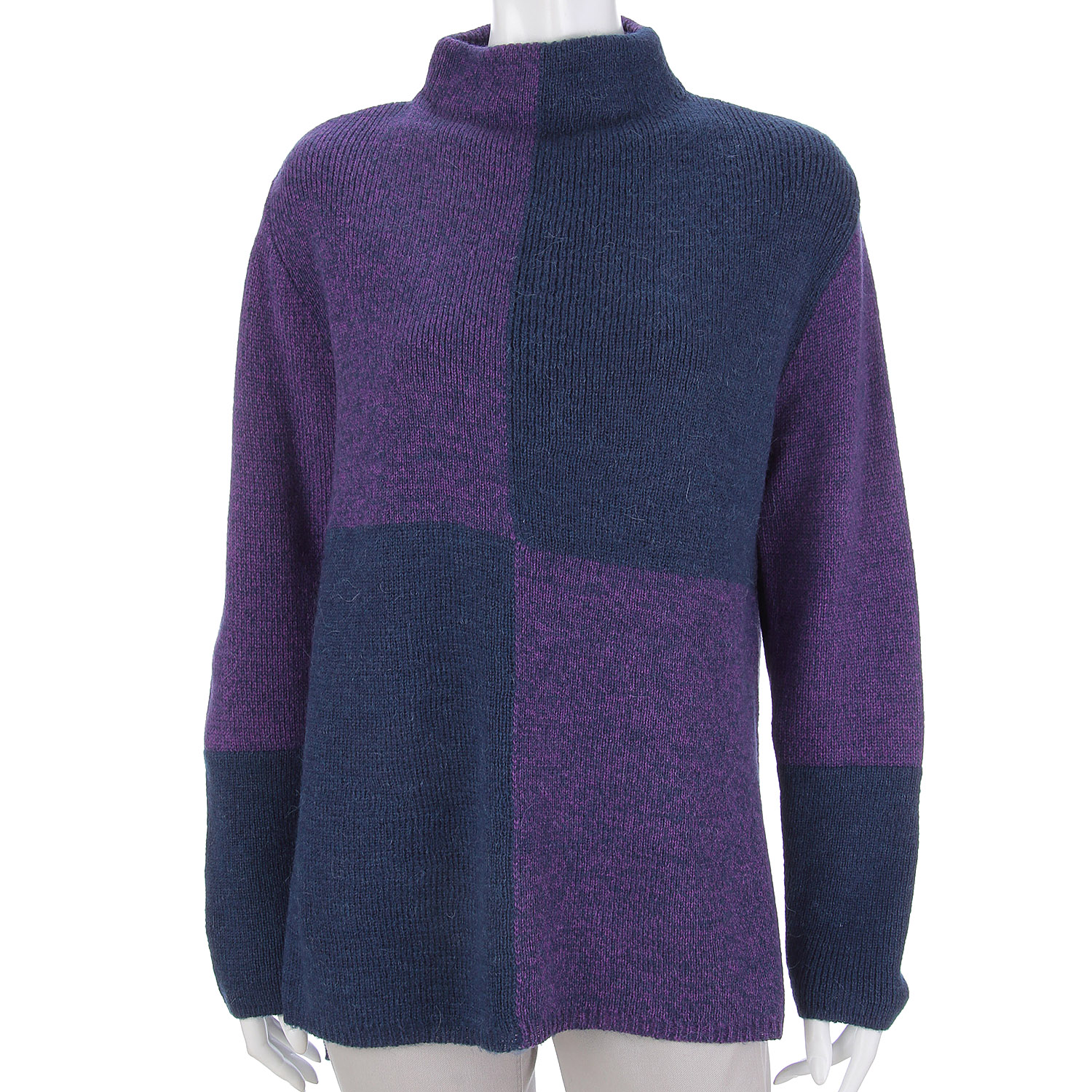 LAPIS ROUGE アルパカ混配色セーター - 画像9