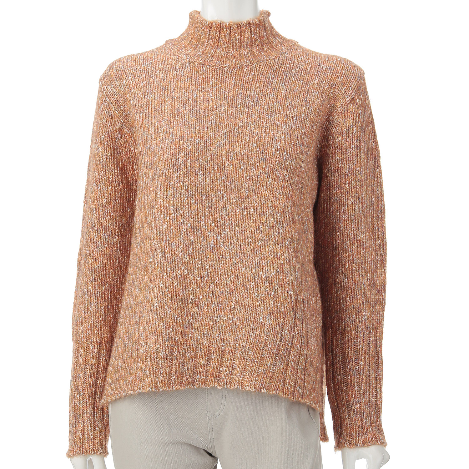 LAPIS ROUGE カラーネップツイードセーター - 画像1