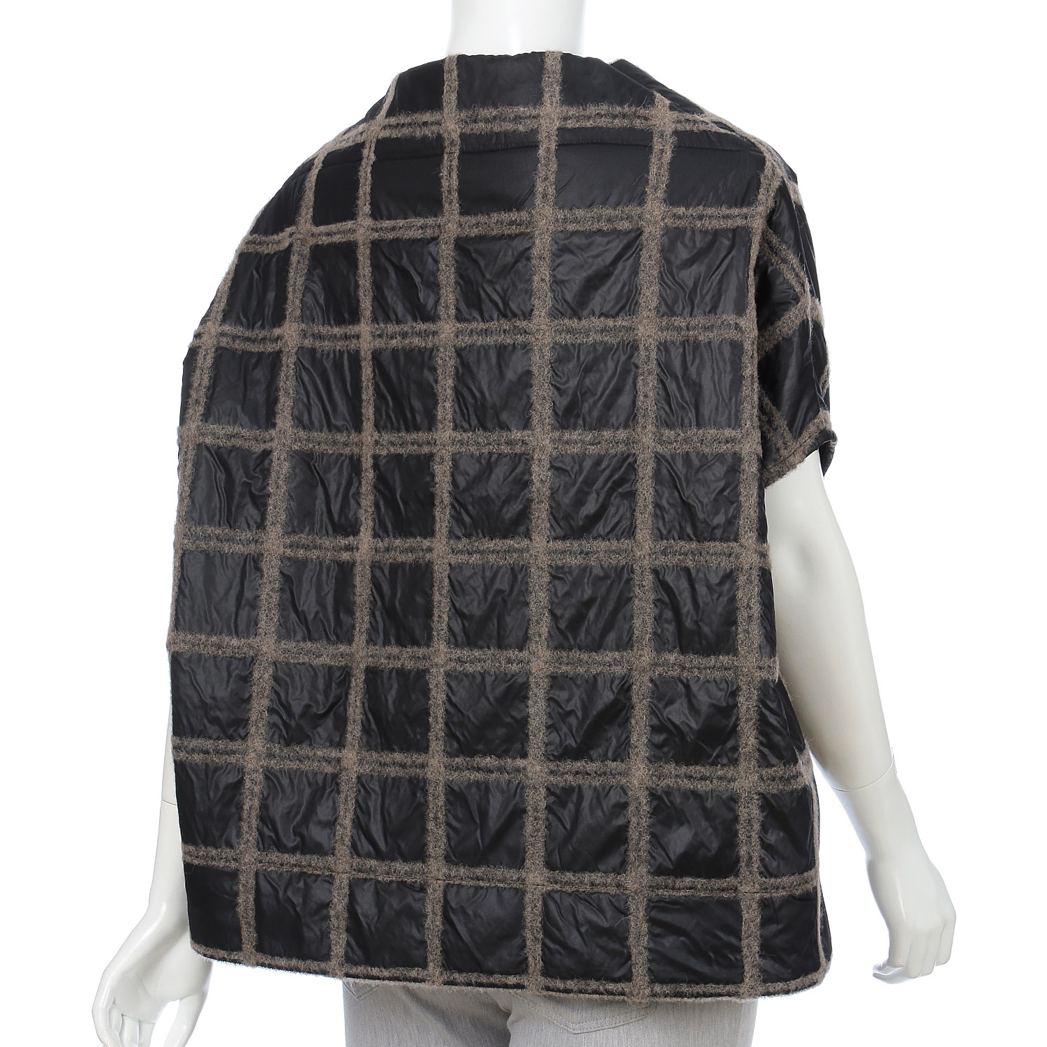 jalanjalan ブロックラインキルティングベスト - 画像5