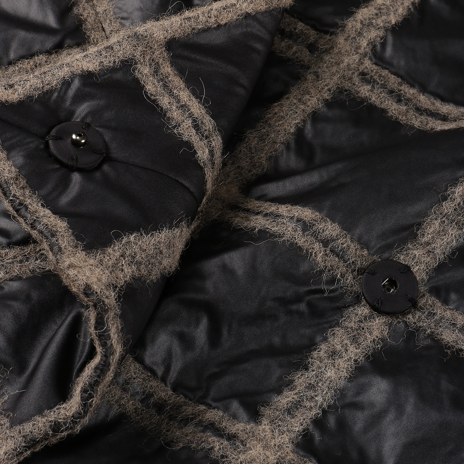 jalanjalan ブロックラインキルティングベスト - 画像6