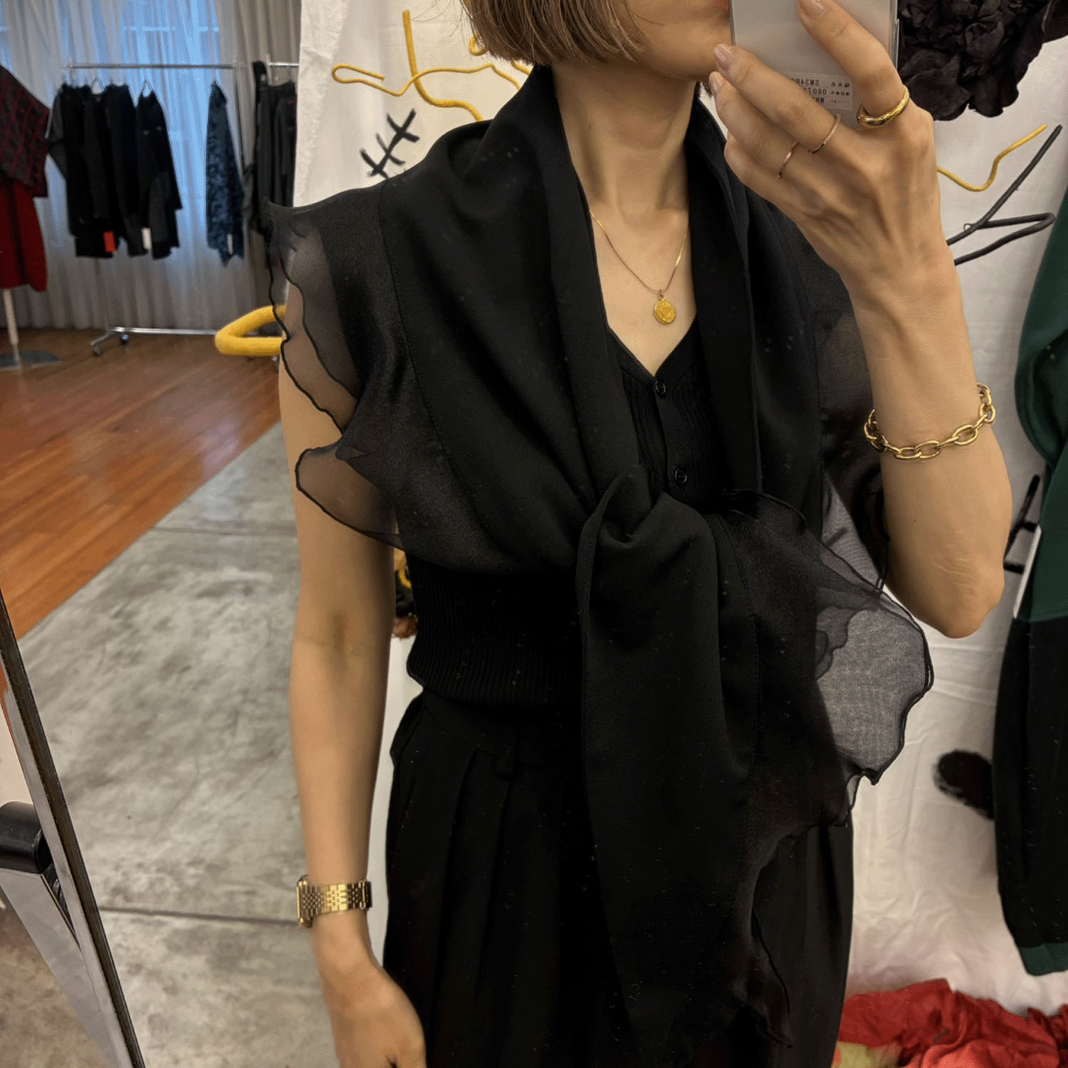 jalanjalan オーガンポンテスカーフ - 画像9