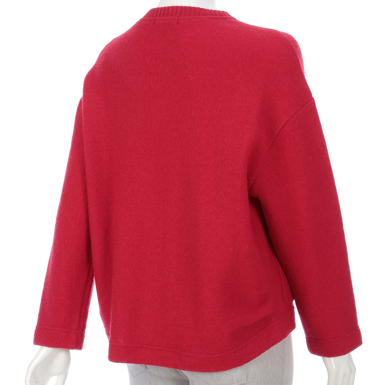 LAPIS ROUGE ウール100％圧縮ニットジャケット - 画像6