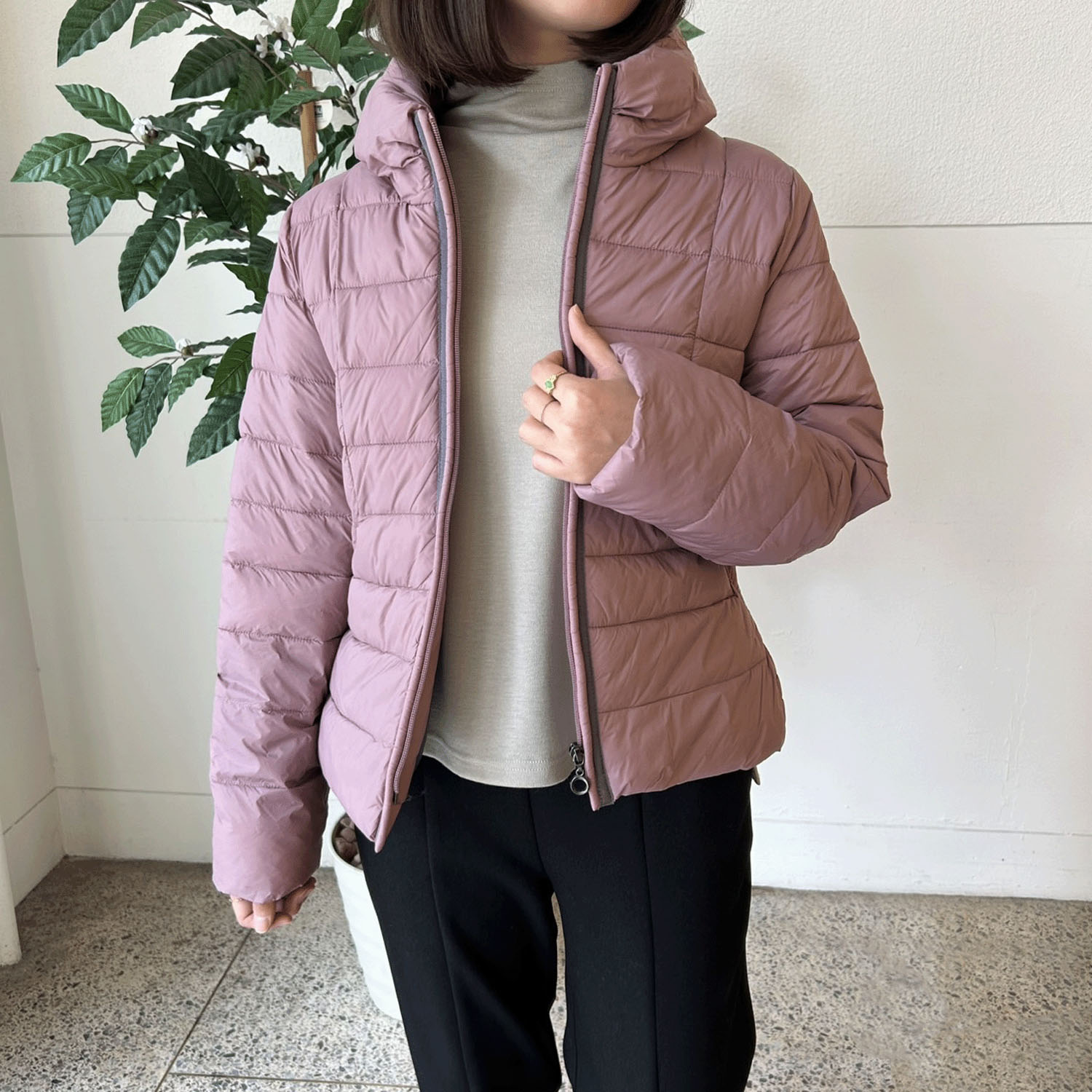 LAPIS ROUGE ファイバーダウン裏地付きジャケット - 画像2