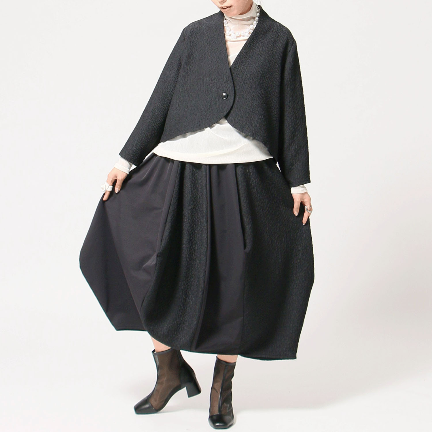 jalan jalan風通ジャカードジャケット - 画像7