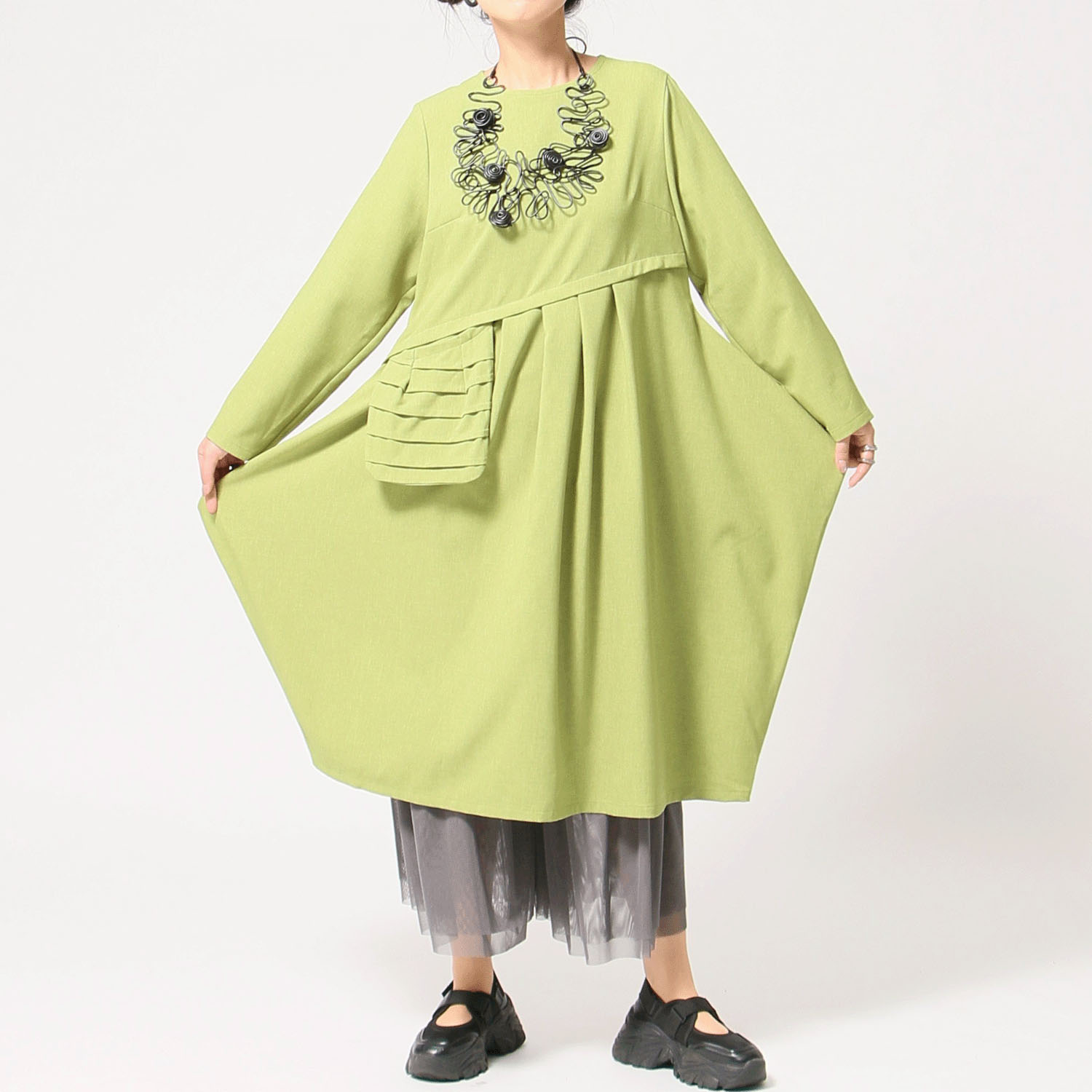 jalan jalan トロワッシャーワンピース - 画像2