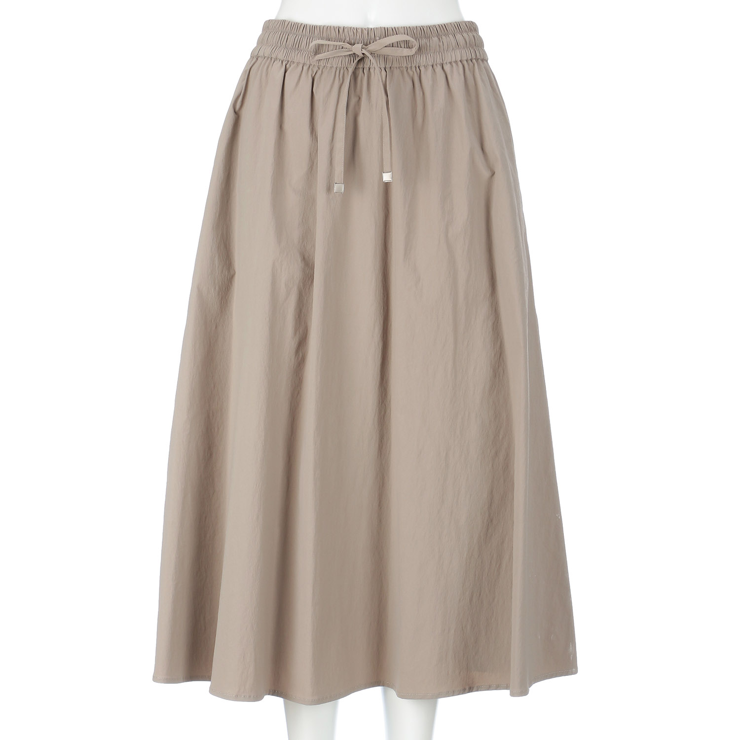 LAPIS ROUGE ウエストドロストフレアースカート