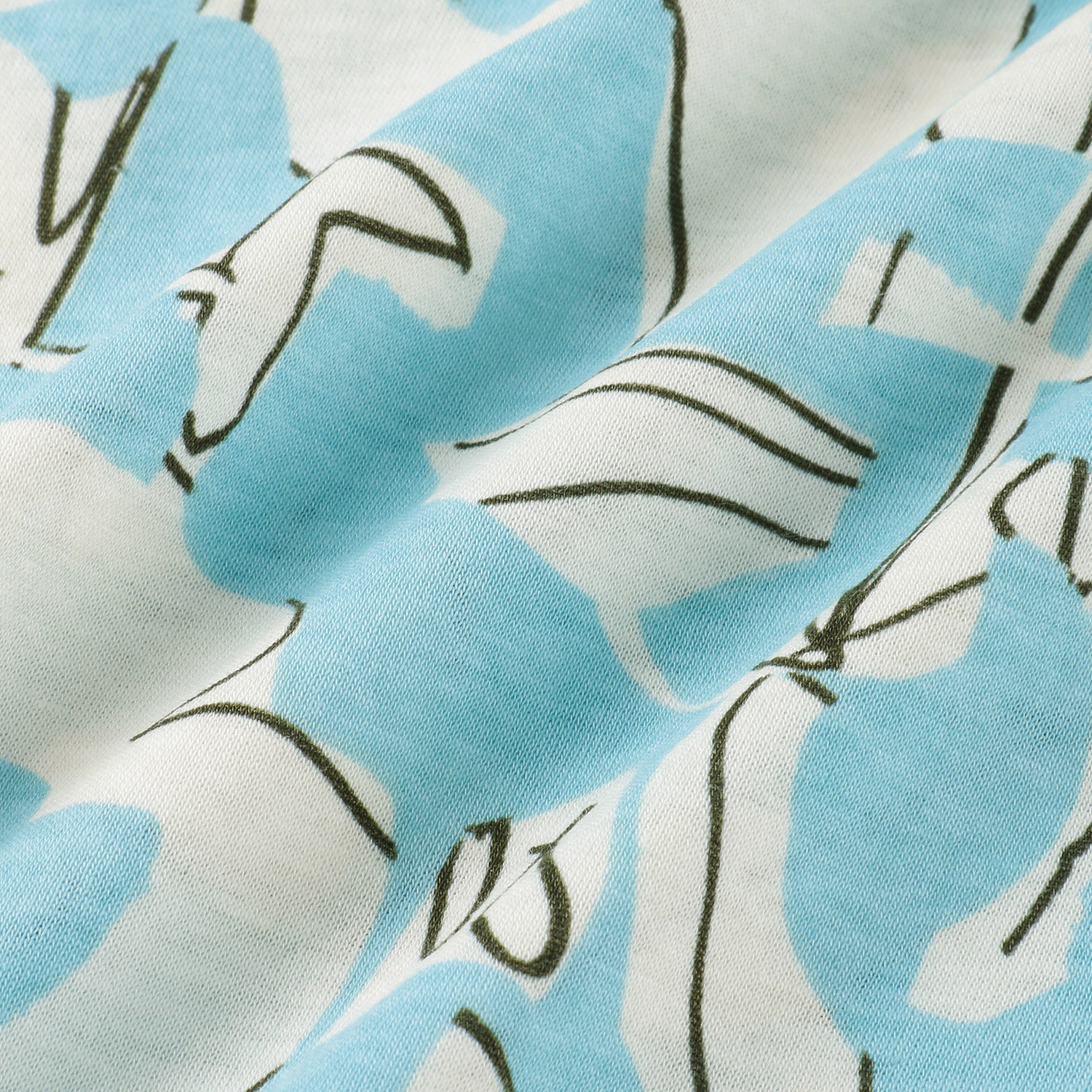 LAPIS ROUGE 幾何柄オーバーサイズプルオーバー - 画像5