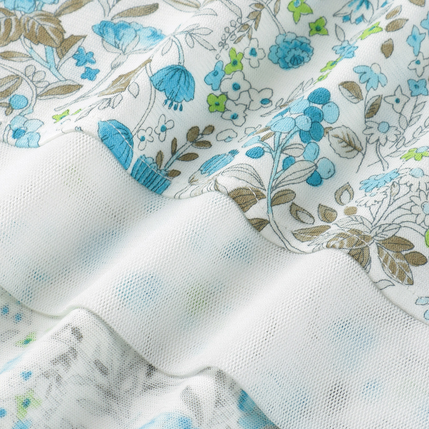 LAPIS ROUGE チュール切替小花柄プルオーバー - 画像6