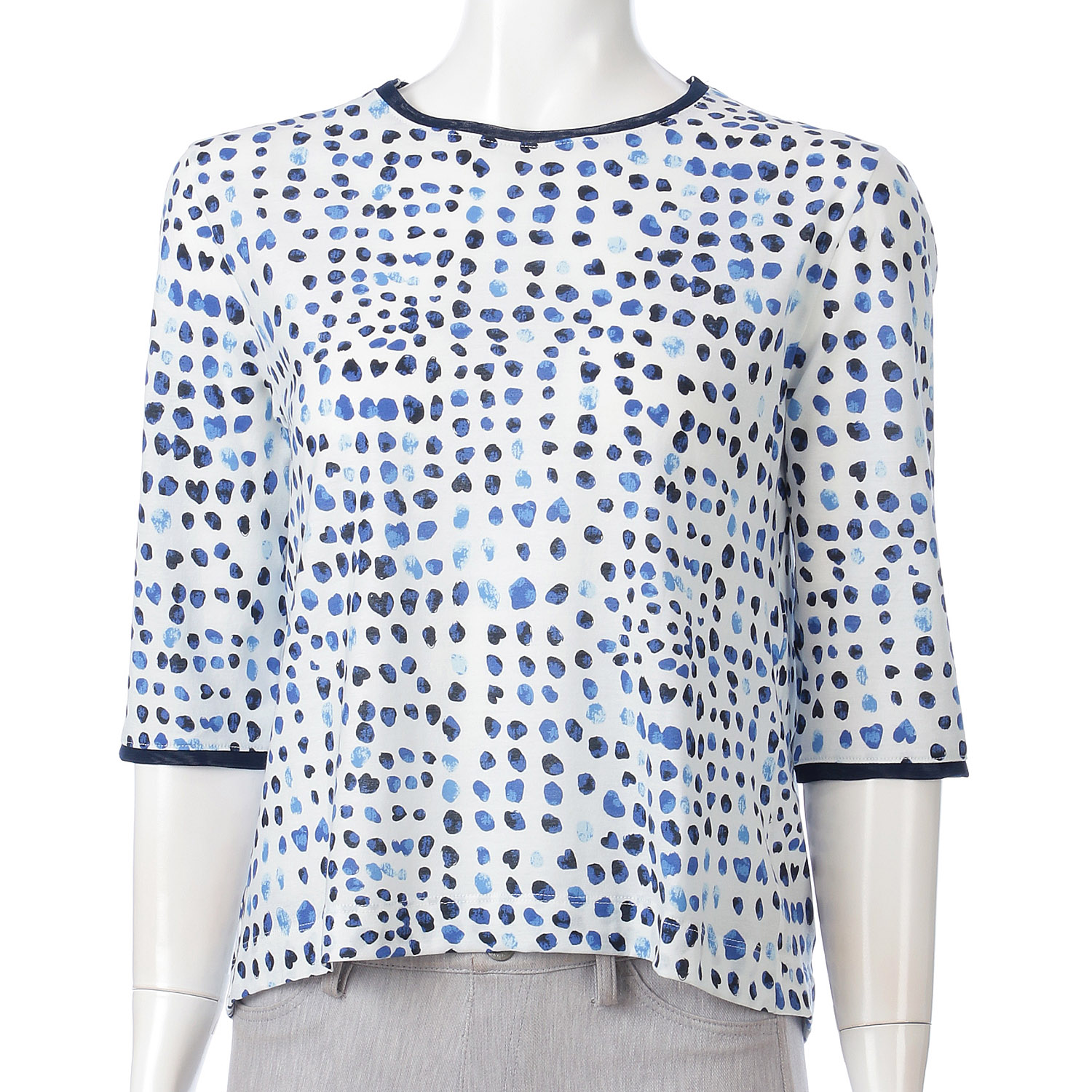 LAPIS ROUGE ドットプリントプルオーバー - 画像2